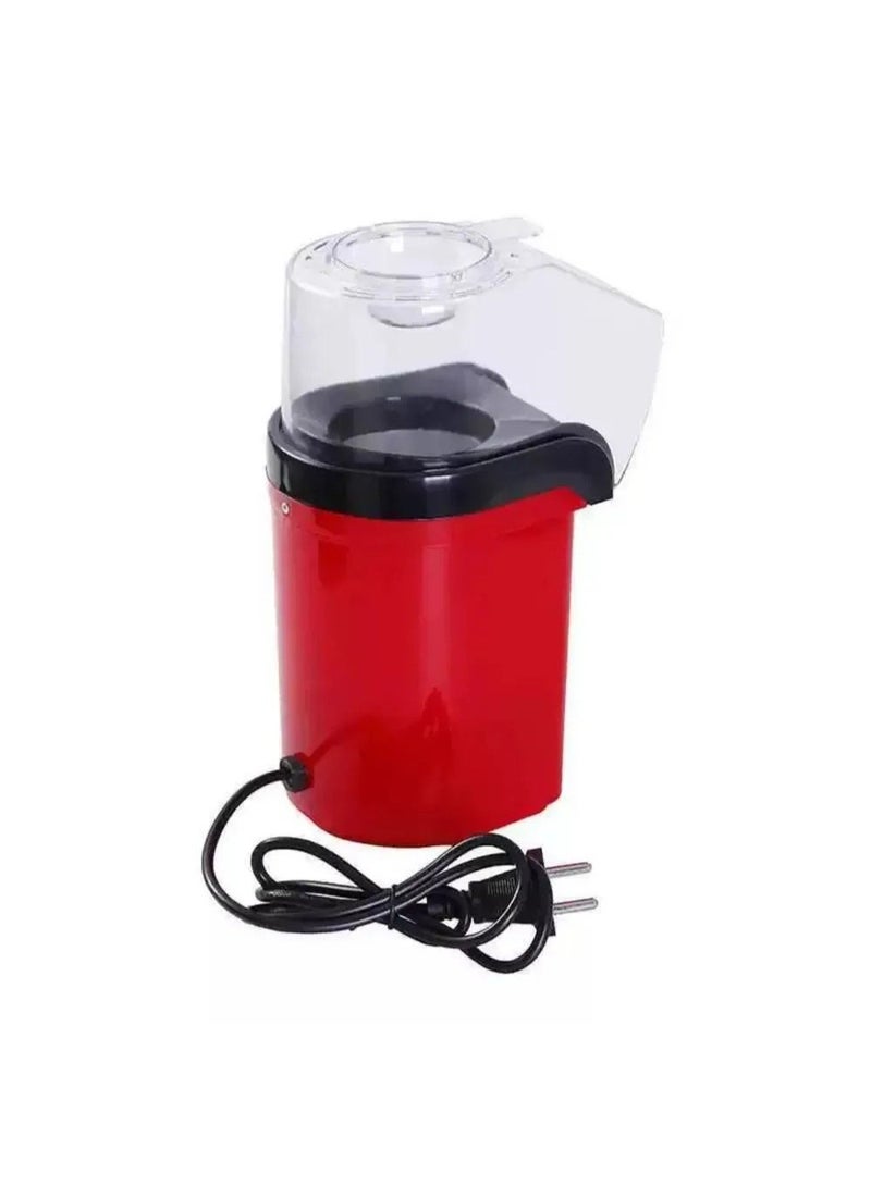 آلة صنع الفشار بالهواء الساخن ، آلة صنع الفشار الكهربائية المنزلية الصغيرة للأطفال ، وعاء داخلي غير لاصق ، لا حاجة للزيت والماء ، مناسب للعائلات والمقاهي والمطاعم والتجمعات ، أحمر - Image 5